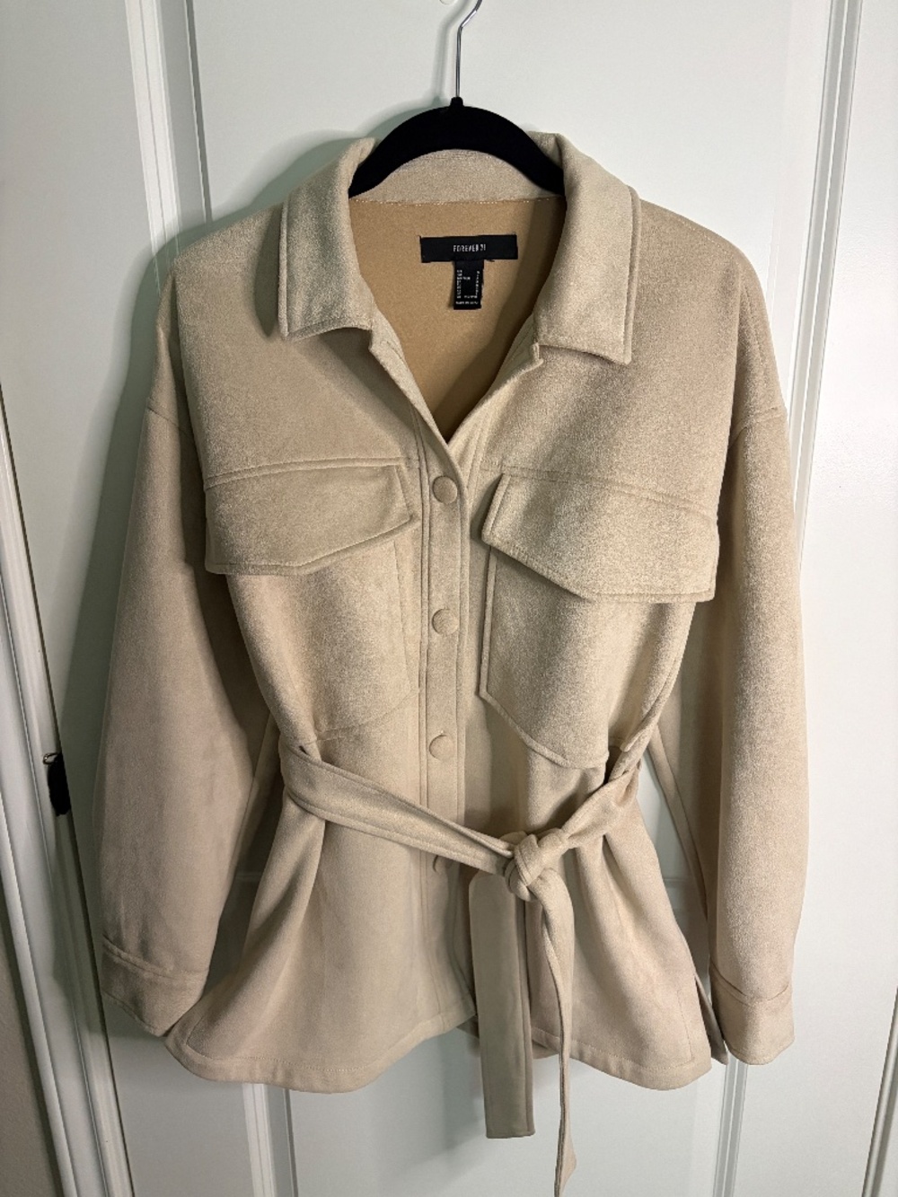 Beige Shacket - Picture 2 of 6